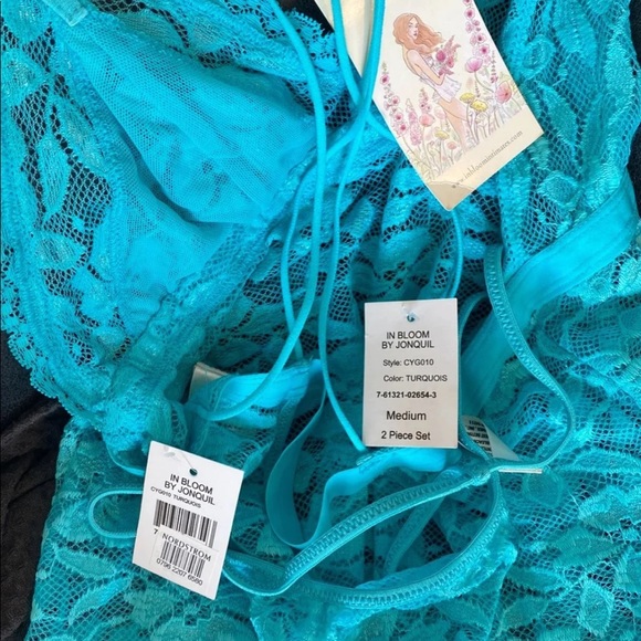 In Bloom by Jonquil babydoll matching set - Picture 4 of 4